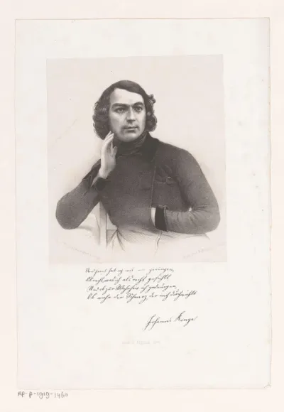 Portret van Johannes Ronge