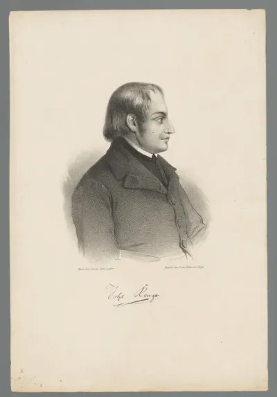 Portret van Johannes Ronge