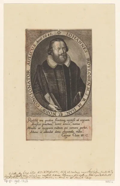 Portret van Johannes Rotlöben op 48-jarige leeftijd