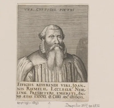 Portret van Johannes Rumelius