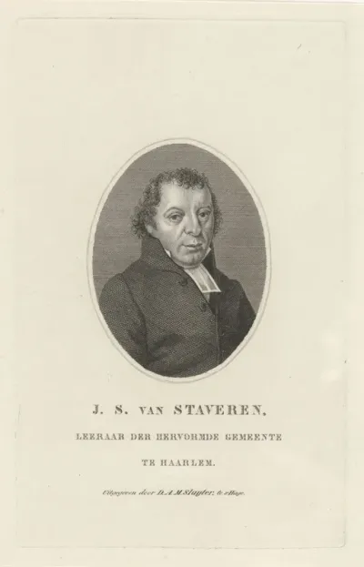 Portret van Johannes Samuel van Staveren