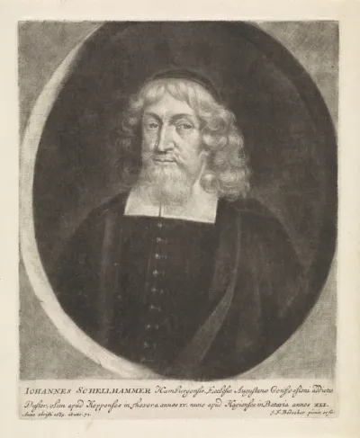 Portret van Johannes Schelhammer