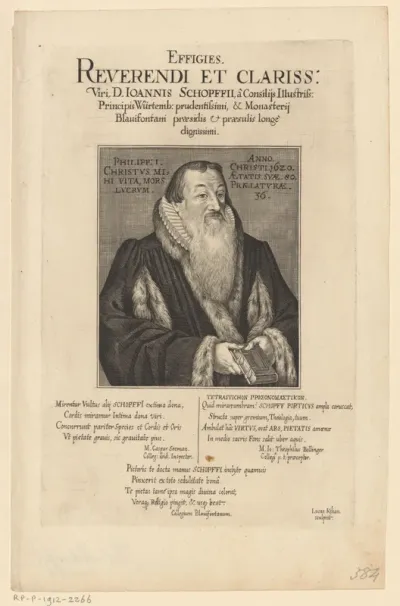 Portret van Johannes Schopf