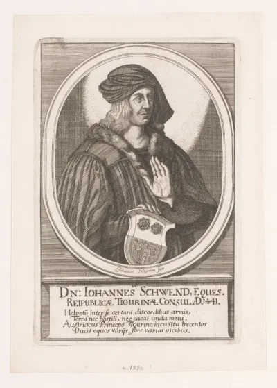 Portret van Johannes Schwend