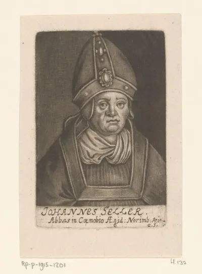 Portret van Johannes Seller