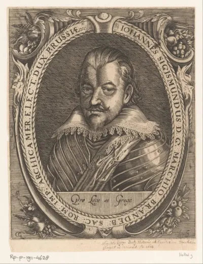 Portret van Johannes Sigismund van Brandenburg