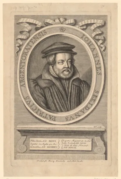 Portret van Johannes Sleidanus