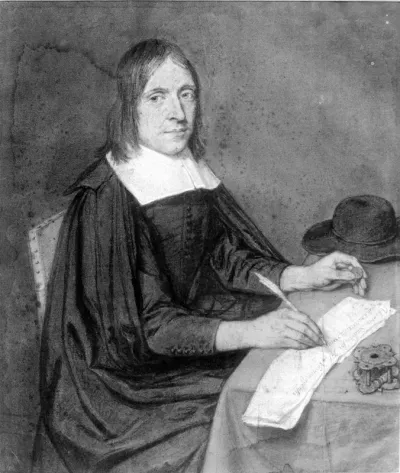 Portret van Johannes Smetius jr van de hand van Rutger van Langeveld.