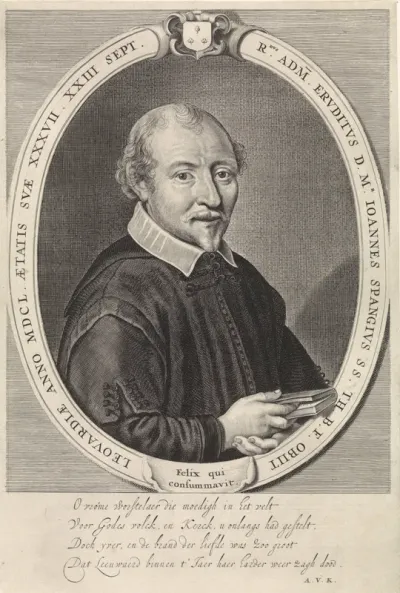 Portret van Johannes Spangius
