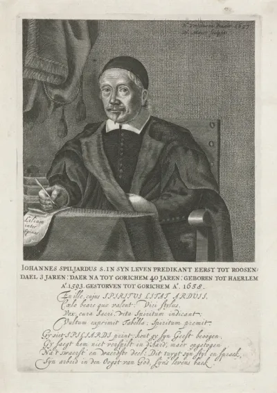 Portret van Johannes Spiljardus