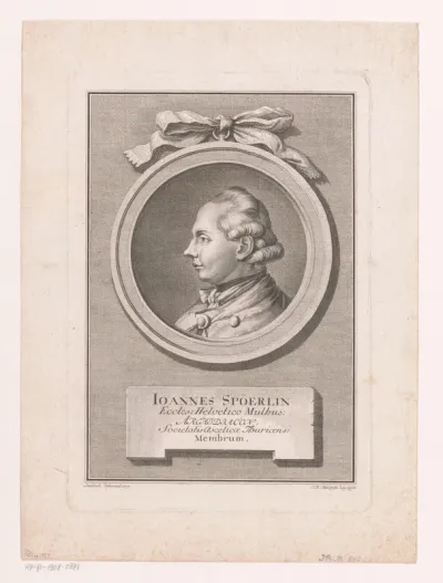 Portret van Johannes Spoerlin