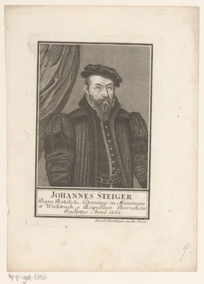 Portret van Johannes Steiger