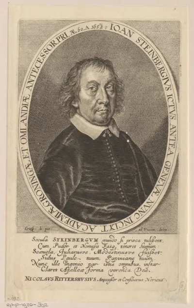 Portret van Johannes Steinbergen op 60-jarige leeftijd