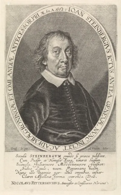 Portret van Johannes Steinbergen