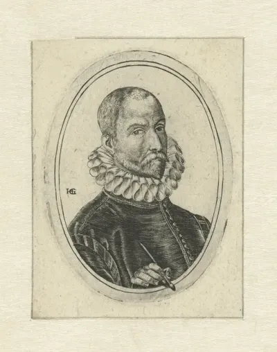 Portret van Johannes Stradanus (Jan van der Straet)