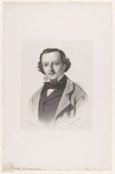 Portret van Johannes Stroebel