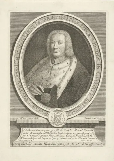 Portret van Johannes Van der Stricht
