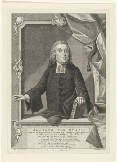 Portret van Johannes van Spaan