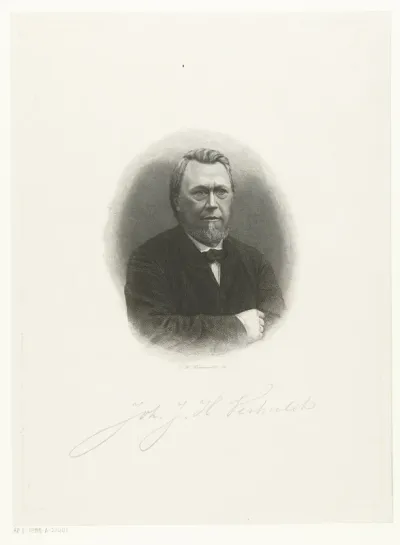 Portret van Johannes Verhulst