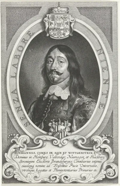 Portret van Johannes VIII van Sayn-Wittgenstein