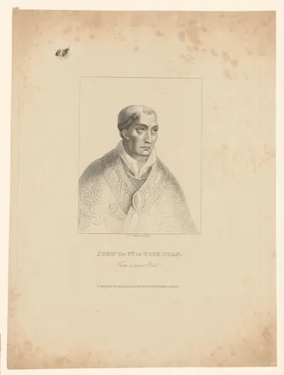 Portret van Johannes VIII