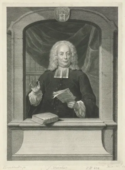 Portret van Johannes Visscher