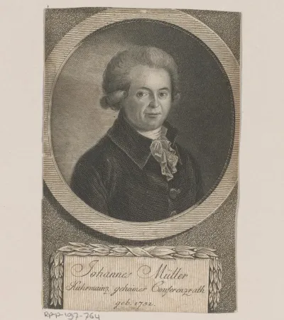 Portret van Johannes von Müller