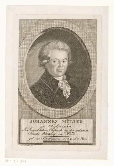 Portret van Johannes von Müller