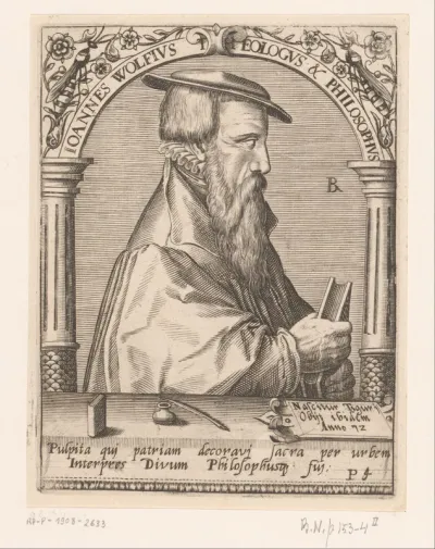 Portret van Johannes Wolf