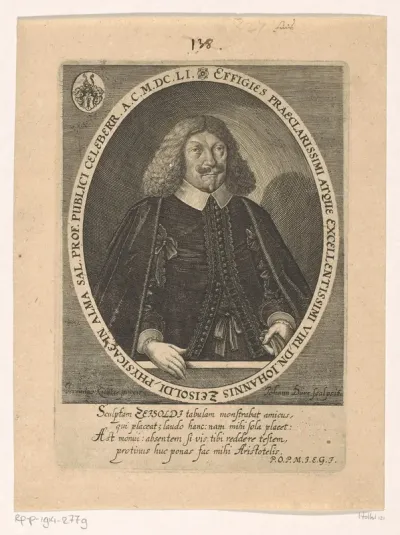 Portret van Johannes Zeisold