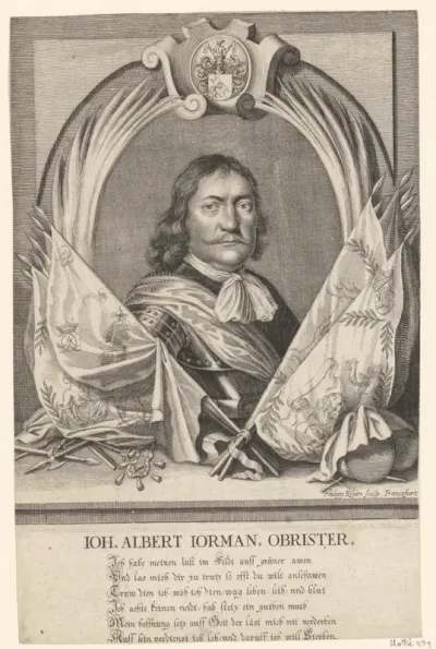 Portret van Johannm Albrecht Jorman