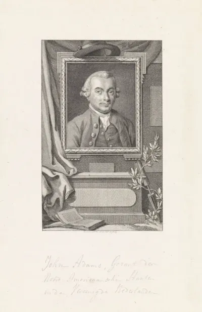Portret van John Adams