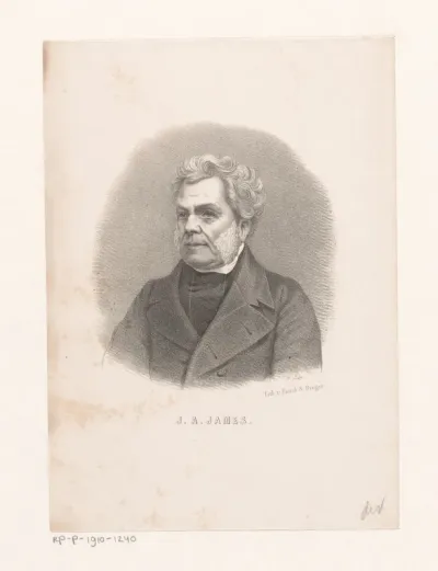 Portret van John Angell James