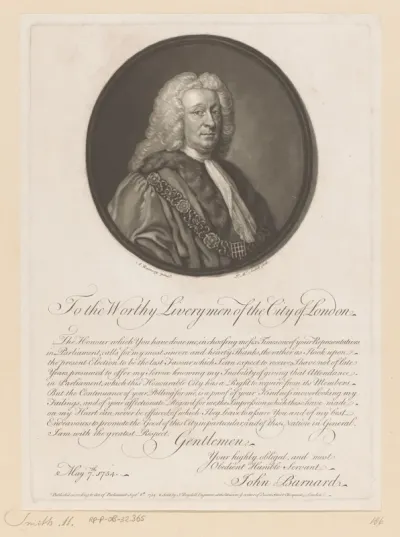 Portret van John Barnard