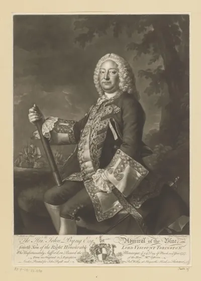 Portret van John Byng Esqr.