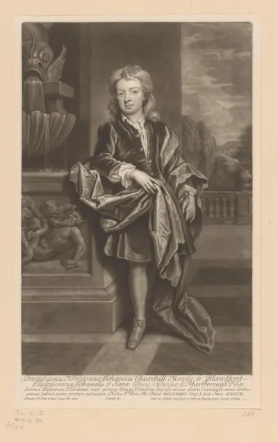 Portret van John Churchill