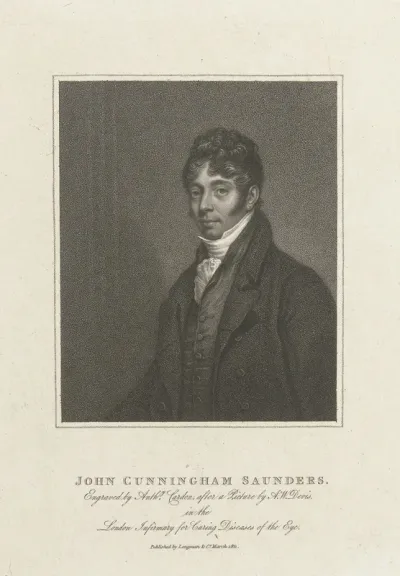 Portret van John Cunningham Saunders
