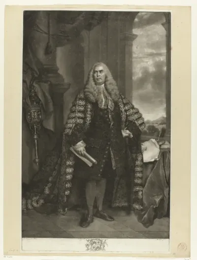 Portret van John Cust