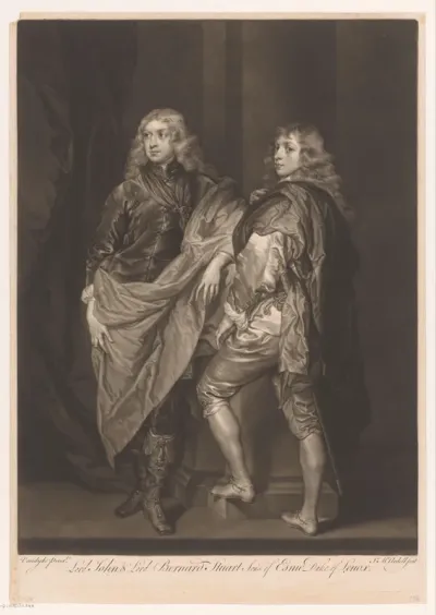 Portret van John en Bernard Stuart