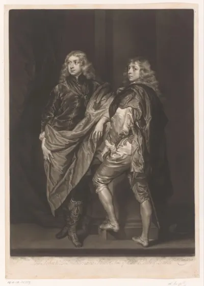 Portret van John en Bernard Stuart