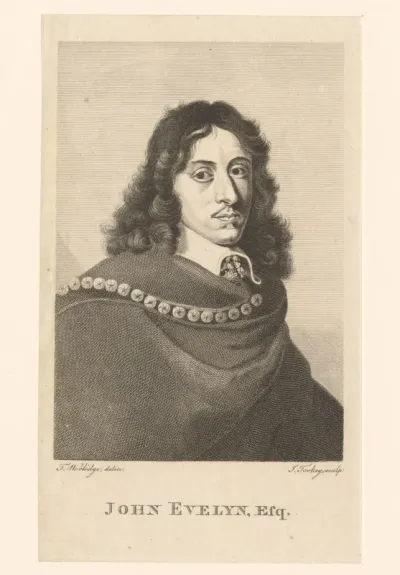 Portret van John Evelyn