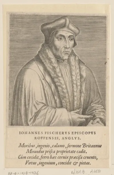 Portret van John Fisher