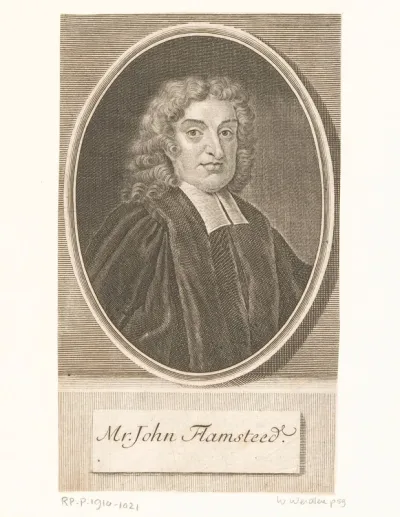 Portret van John Flamsteed