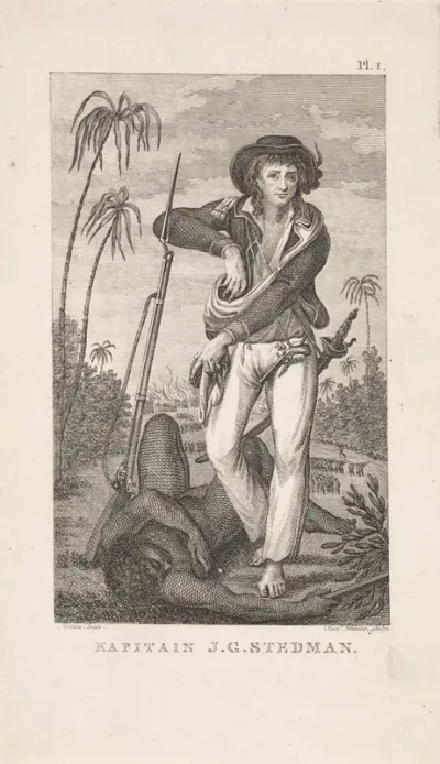 Portret van John Gabriël Stedman