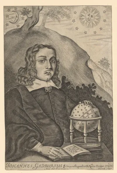 Portret van John Gadbury