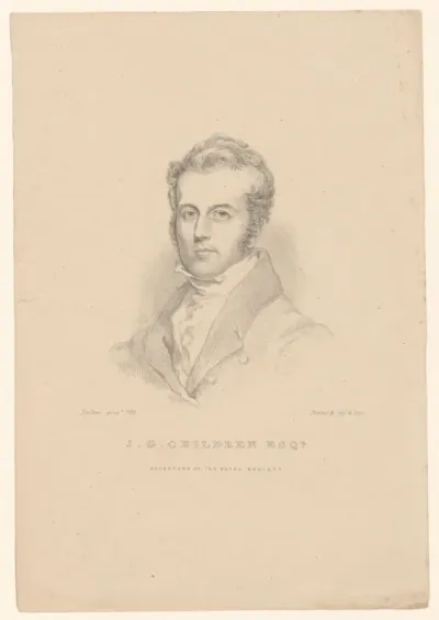 Portret van John George Children