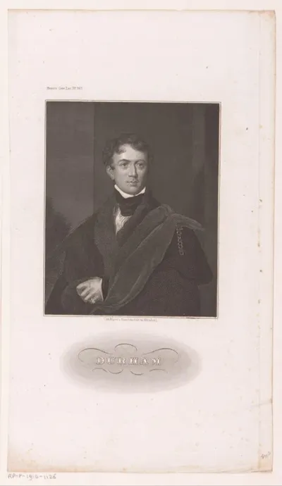 Portret van John George Lambton, Earl of Durham