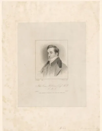 Portret van John Hobhouse