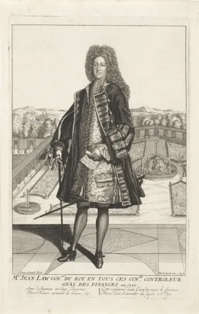 Portret van John Law