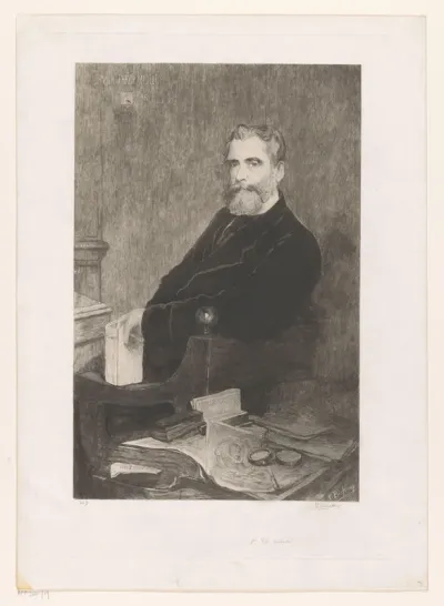 Portret van John Lothrop Motley